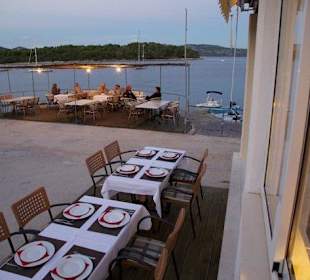 Dinieren bei angenehmen Klima, Restaurant Baroni