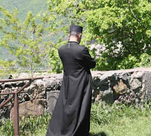 Kloster Haghpat - Mönch