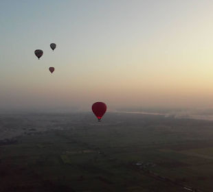 Im Heißluftballon über Luxor