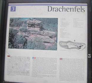Schöne Burgruine Drachenfels