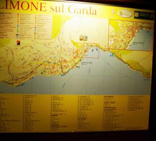 Die Übersichtkarte Limone Altstadt