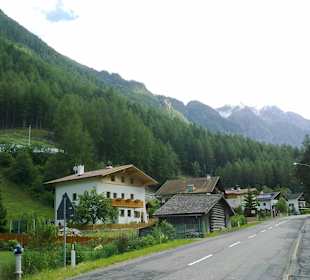 Weg vom Ortlerhof Richtung Stausee