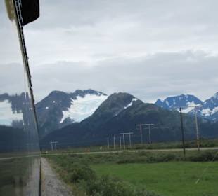 Erste Gletscher kommen in Sicht