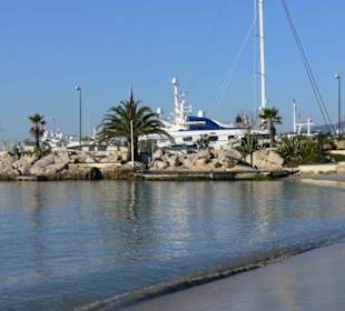 Blick vom Strand
