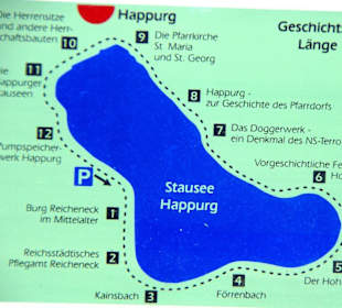 Der Stausee und seine Umgebung