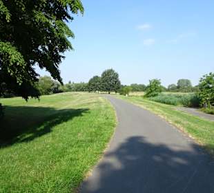 Tour durch den sommerlichen Park Links der Weser