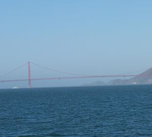 Von der Fähre nach Alcatraz fotografiert