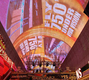 Himmel über Fremont Street