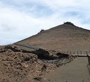 Weg zum Aussichtspunkt auf Bartolome