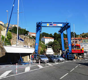 Im Werftbereich des Hafens von Port Vendres