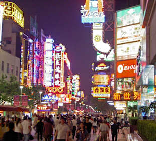 Shopping in der Nanjing Lu