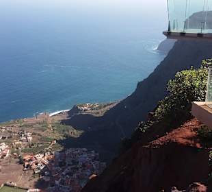 Vista desde el Mirador Abrante al volcán "Teide".