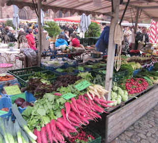 Altstadt Freiburg Markt am Münster
