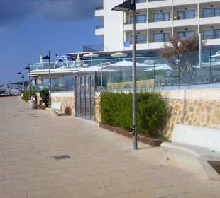 Promenade am Intertur Hotel Hawaii Ibiza (Hinterausgang)