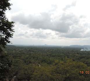 Rundblick vom Sigiriya Felsen