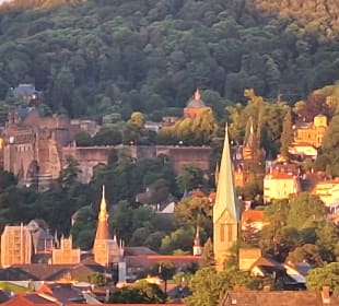 Ausblick  aufs Schloss 