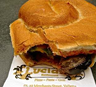 Veggie-Sandwich Luciano`s Restaurant Valletta