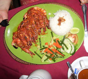 Essen am Strand (Warung Pupuang)