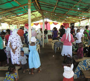 Gottesdienst in der Kirche