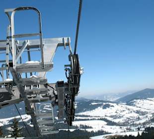 Bild eines Skigebietes in der Nähe von Lemberg.