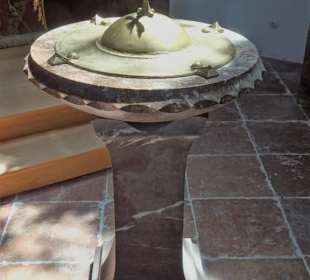 Taufbecken der Wallfahrtskirche Marienberg