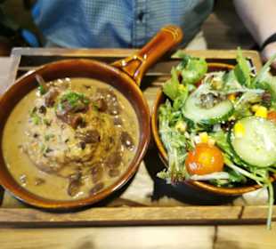 Knödel und Schwammerl