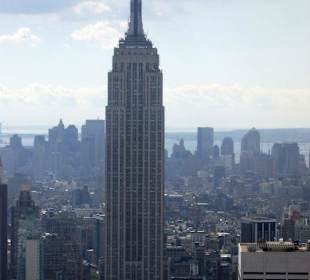 Das Empire State Building...