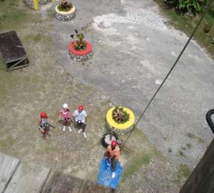Aufstieg 1. Zip Line