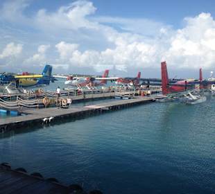 Wasser-Flugzeug-Hafen in Male