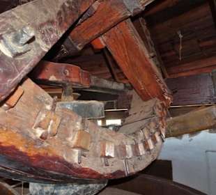 Das Getriebe der Museumsmühle