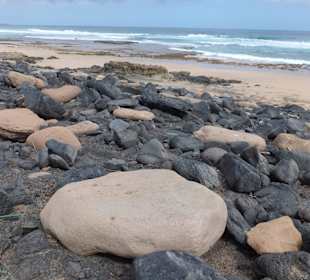 Steine am Strand bei Cofete