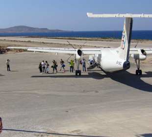 Der kleinste Flughafen der Ägais