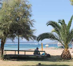 Piękna plaża położona przy samym porcie