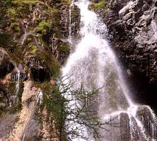 Wasserfall in der Klamm
