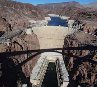 Blick von der Bypassbrücke