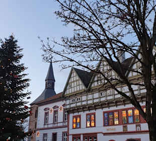 Blomberg Fassaden dekoriert 