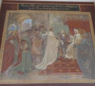 Unterwegs im Hofgarten von München