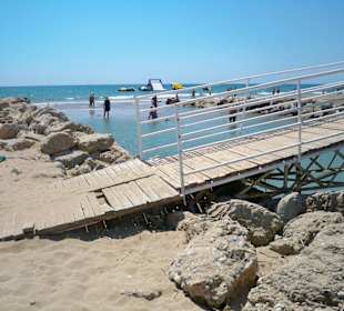 Auf dem Weg zu unseren Liegen