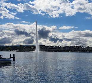 Wasserfontäne Jet d'Eau