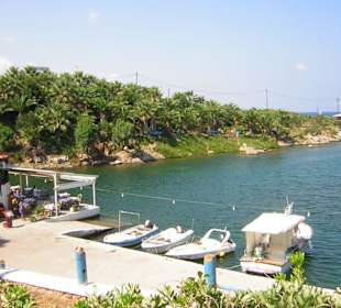 Kleiner Palmenhafen in Sissi