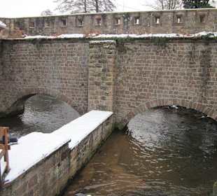 Altstadt Wissembourg im Winter