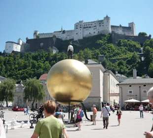 Ausblick zum Schloss Salzburg 