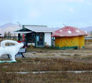 Skulptur im Nationalpark Ulaanbaatar