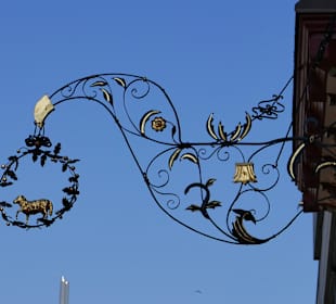 Das Uhrmacherhaus war früher wohl ein Gasthaus 