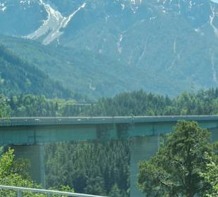 Die Europabrücke, Teil der Brennerautobahn