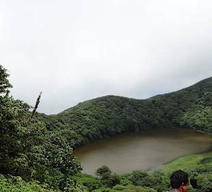 Lagune oben auf dem Vulkan Maderas