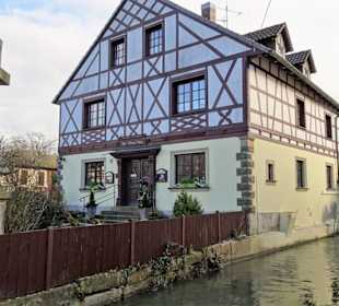 Außenansicht des Gasthofes Alte Mühle