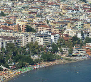 Blick von halber Höhe Burgberg