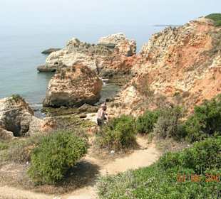 Klippenlandschaft Nähe Praia do Vau