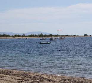 Sport am Strand von Psakoudia